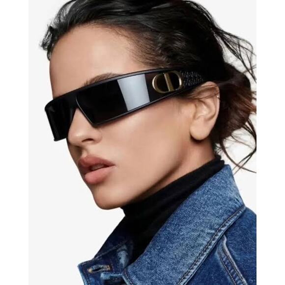 Christian Dior VeryDior M1U Black Mask Sunglasses Headband - Picture 9 of 10